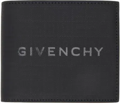 Givenchy Black 4g Nylon Wallet In 001-black