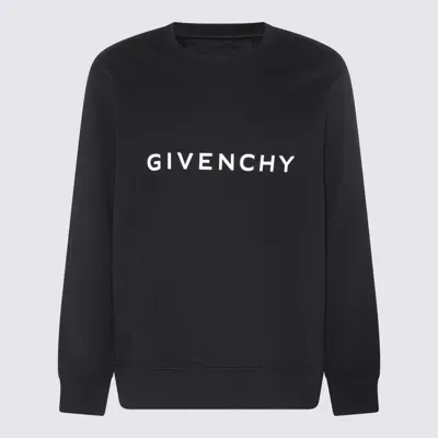 Givenchy Black And White Cotton Sweatshirt