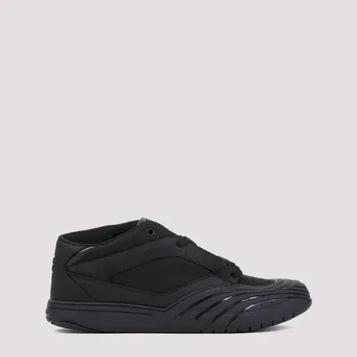 Givenchy New Line Men Shoes Mid-top Sneakers In Black