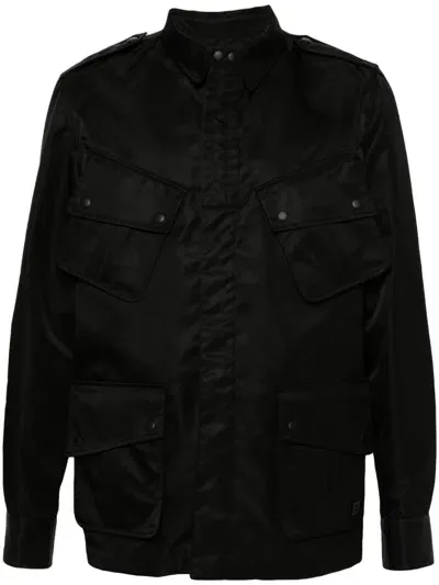 Givenchy Black Cargo-pocket Jacket In 001 Black