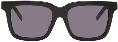 Givenchy Black Gv Day Sunglasses In Shiny Black / Smoke