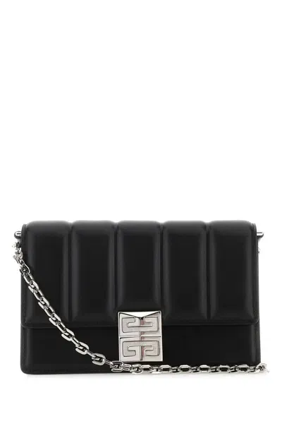 Givenchy Black Leather Medium 4g Crossbody Bag