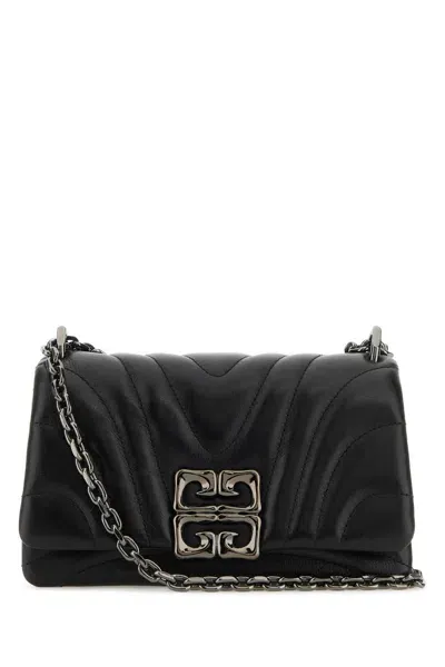 Givenchy Black Leather Small 4g Soft Shoulder Bag