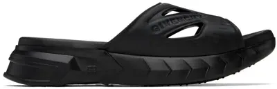 Givenchy Black Marshmallow Slides In 001-black