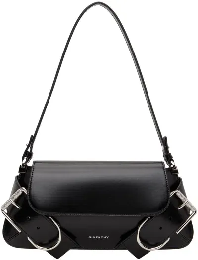 Givenchy Black Voyou Flap Shoulder Bag