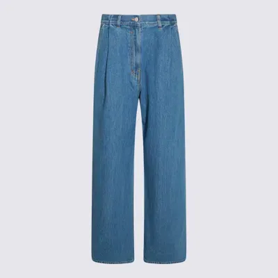 Givenchy Blue Cotton Denim Jeans In Deep Blue