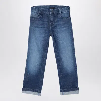 Givenchy Kids' Blue Washed Denim Jeans