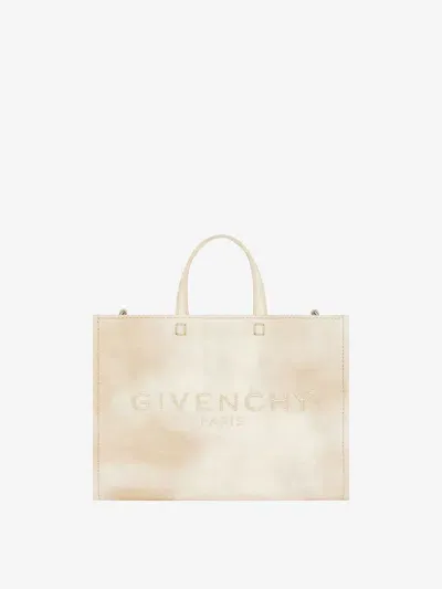 Givenchy Cabas G-tote Médium En Toile Tie And Dye In Multicolor