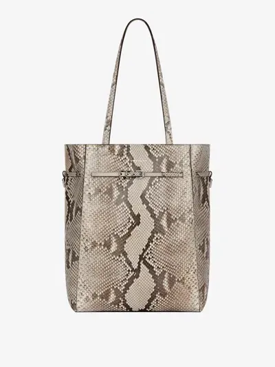 Givenchy Medium Voyou Tote Bag In Python In Multicolor