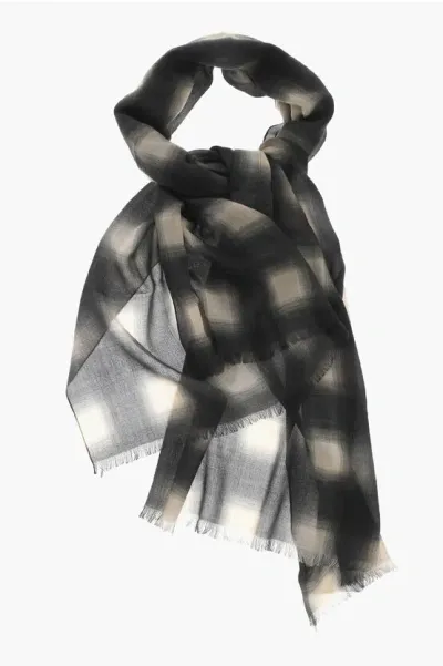 Givenchy Check Cashmere Scarf In Multi