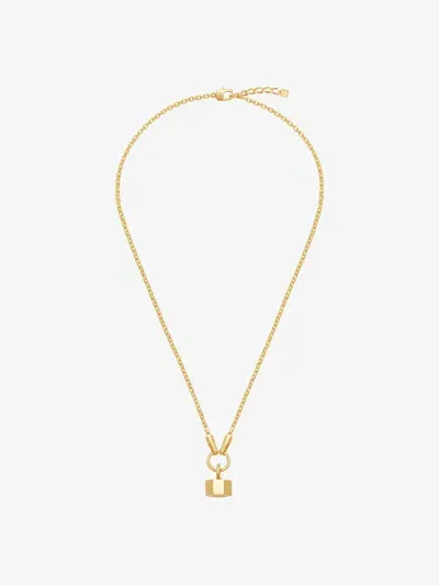 Givenchy Collier Charm En Métal In Gold