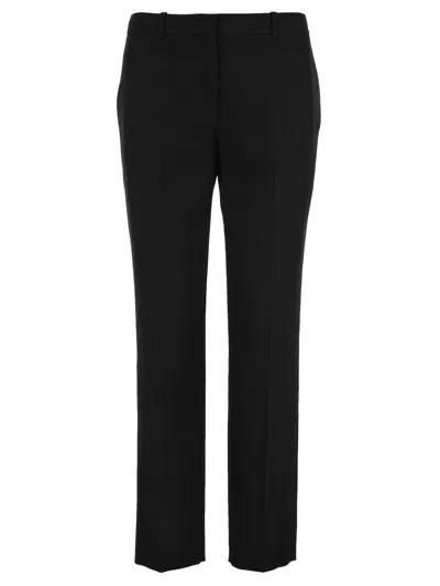 Givenchy Contrasting Trim Tuxedo Trousers In Black