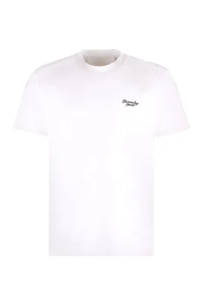 Givenchy Cotton Crew-neck T-shirt In White