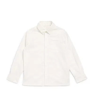 Givenchy Kids' Cotton Tailored Shirt In White