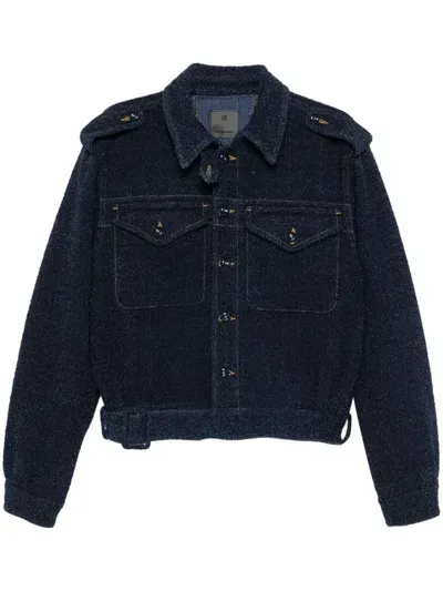 Givenchy Denim Jacket In Blue