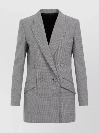 Givenchy Double-breasted Jacket In Grey