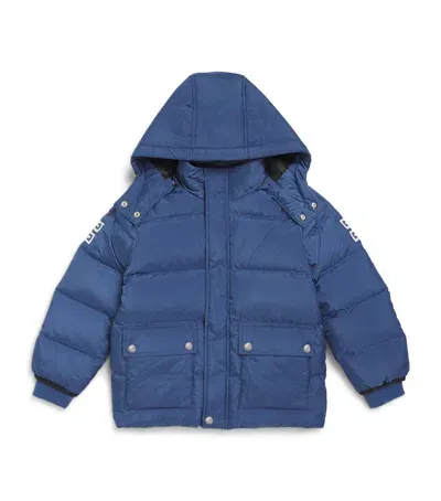 Givenchy Kids' Down 4g Puffer Coat In Blue