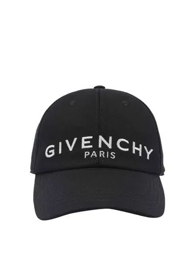 Givenchy Embroidered Logo Cap In Black