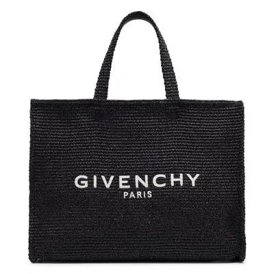 Givenchy G-tote Black Raffia Tote Bag