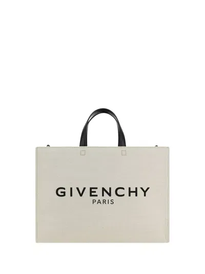 Givenchy G-tote Handbag In Beige