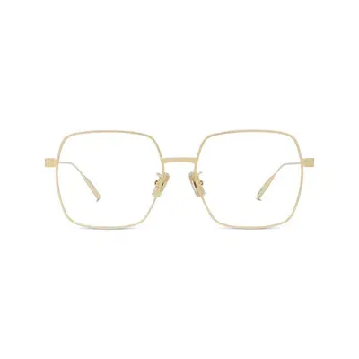 Givenchy Gold Square Glasses In 32 Gold