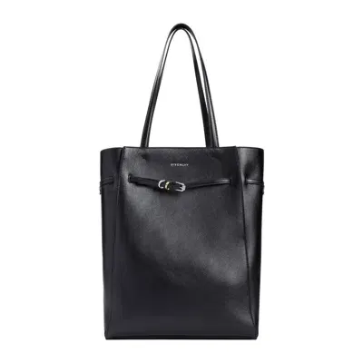 Givenchy Chic Medium Voyou Black Calf Leather Tote Bag For Women Ss24