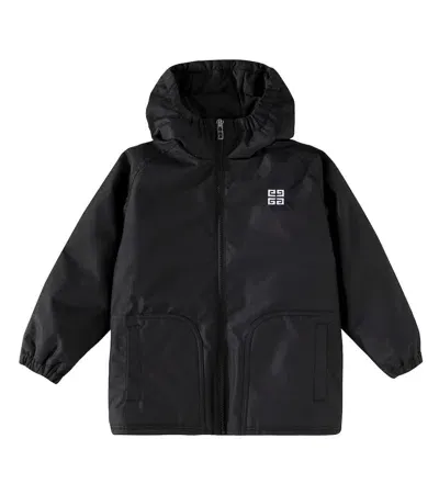 Givenchy Kids' Hooded Parka In Black