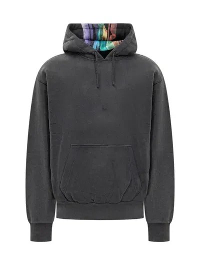 Givenchy Cotton Sweatshirt With Front Pouch Pocket In Black