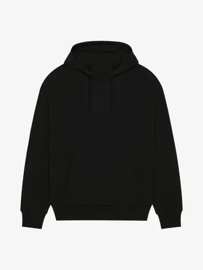 Givenchy Hoodie In Fleece With Baroque Embossing In Black