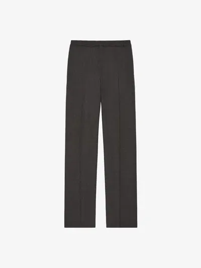 Givenchy Jogger Pants In Wool In Grey Mix