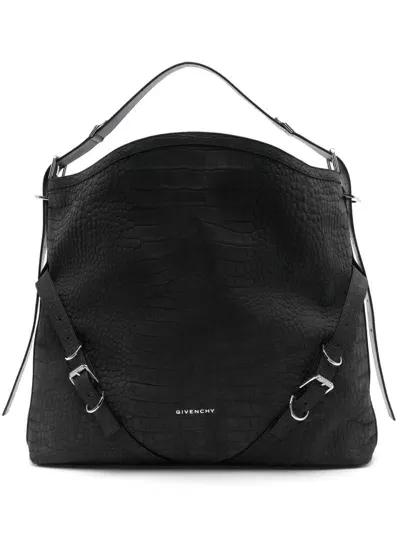 Givenchy Large Voyou Shoulder Bag In Metallic