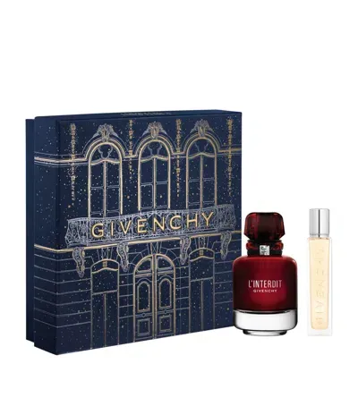 Givenchy L'interdit Rouge Eau De Parfum Fragrance Gift Set In White