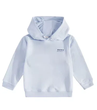 Givenchy Kids' Hoodie Aus Jersey In Blau