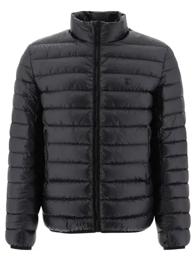 Givenchy Logo Down Jacket Jackets In Black