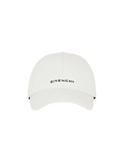 Givenchy Logo Embroidered Baseball Cap In White