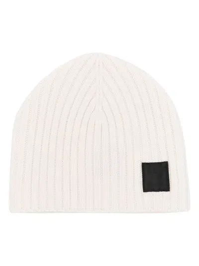 Givenchy Logo-patch Beanie In Neutrals