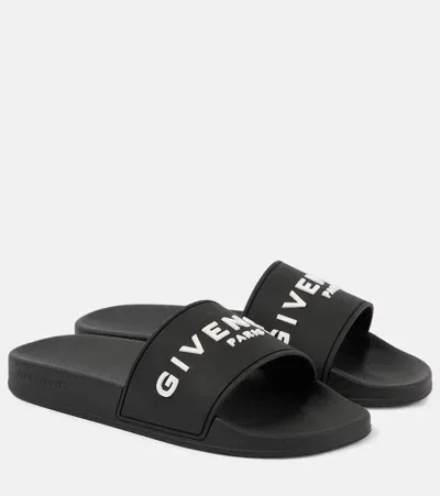 Givenchy Logo Slide In Black