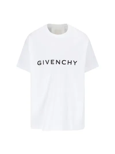 Givenchy Logo T-shirt In White