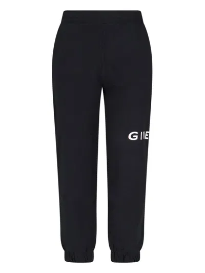 Givenchy Logo Track Pants In Black