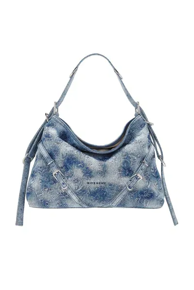 Givenchy Medium Voyou Bag In Medium Blue