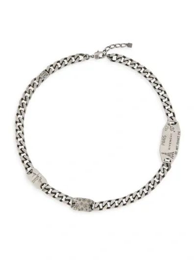 Givenchy City Necklace In Metal In Silvery