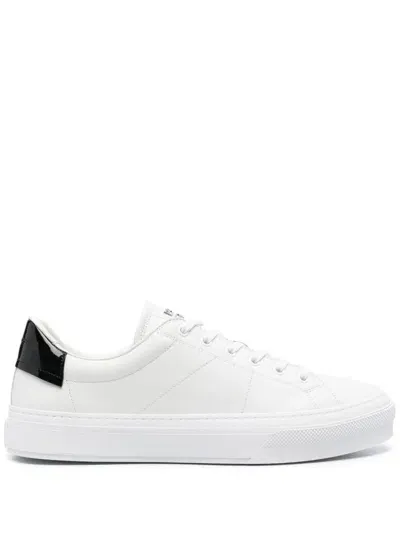 Givenchy City Sport Sneakers In White Leather