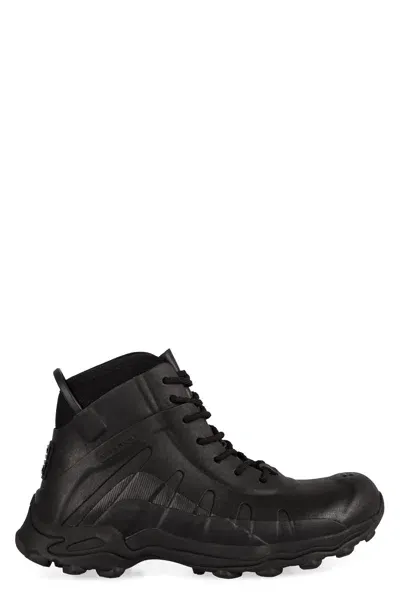 Givenchy Lace-up Ankle Boots In Black