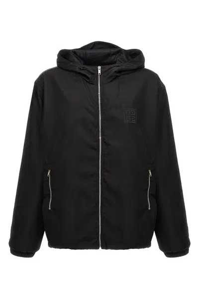 Givenchy Logo Anorak Sweatshirt Black