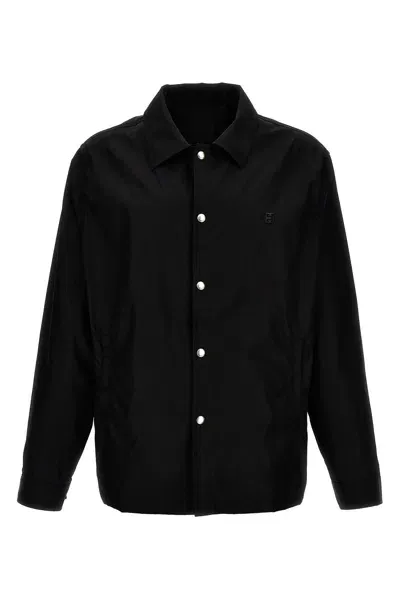 Givenchy Men Tech Fabric Jacket In Black