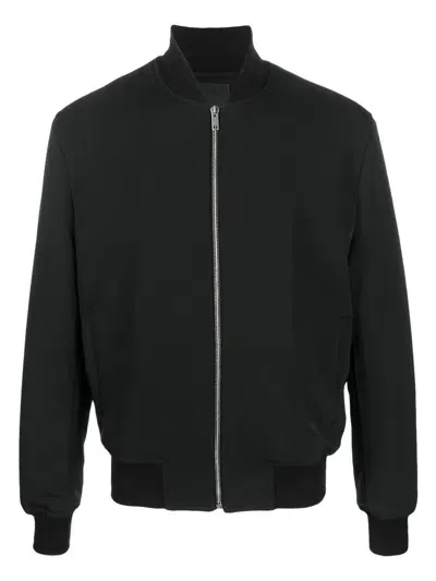 Givenchy Wool Bomber Jacket In Black