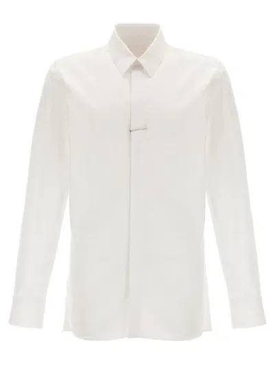 Givenchy Metal Clip Shirt In White