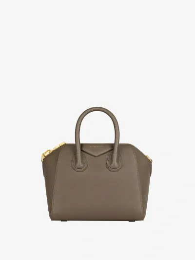 Givenchy Mini Antigona Bag In Grained Leather In Multicolor