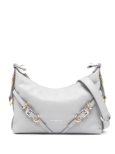 Givenchy Mini Voyou Crossbody Bag In Grey