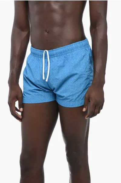 Givenchy Nylon Swim Shorts With All-over Monogram